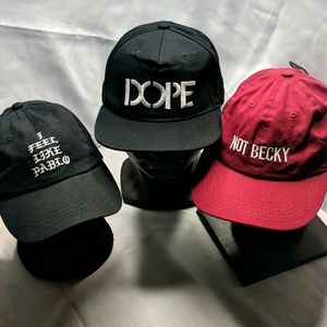 Lot of 3 Novelty hats NWT